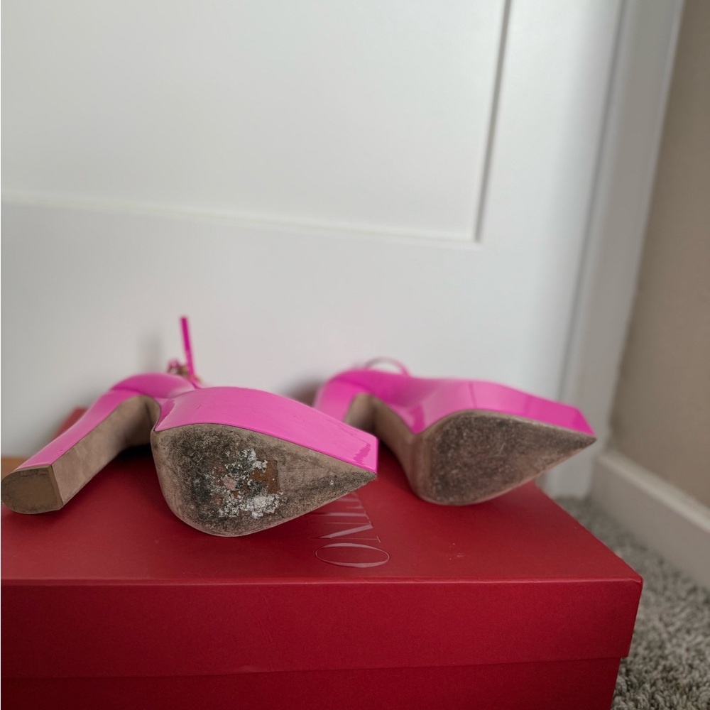 Valentino Pink Platform Heels - Picture 3 of 6